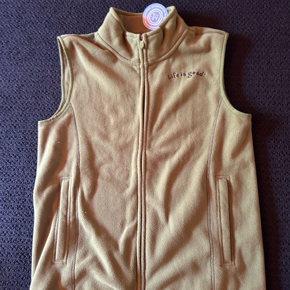 Men's " Life is Good 😀 " Polar Fleece Vest